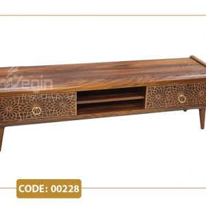 قیمت میز تلویزیون لوکا مدل 00228 ام دی اف وکیوم پایه پلیمری