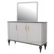 آینه و کنسول کارینا کد 00406 پایه پلیمری (ABS) بدنه MDF وکیوم Grade A