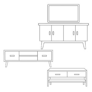 ست جلومبلی،کنسول و میز TV