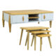 جلومبلی و عسلی مدل CT2122 بدنه MDF وکیوم پایه پلیمری (ABS)