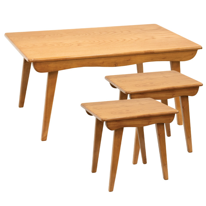 2142 جلومبلی و عسلی چوبی مدل CT2142 پایه چوب راش بدنه روکش چوب