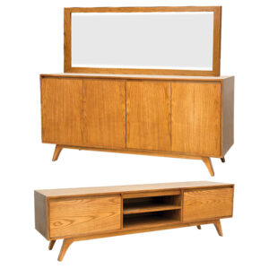 ست میز تلویزیون TT7149 و کنسول MC5149 چوب راش