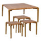 جلومبلی و عسلی مدل CT2161 بدنه MDF وکیوم پایه پلیمری (ABS)