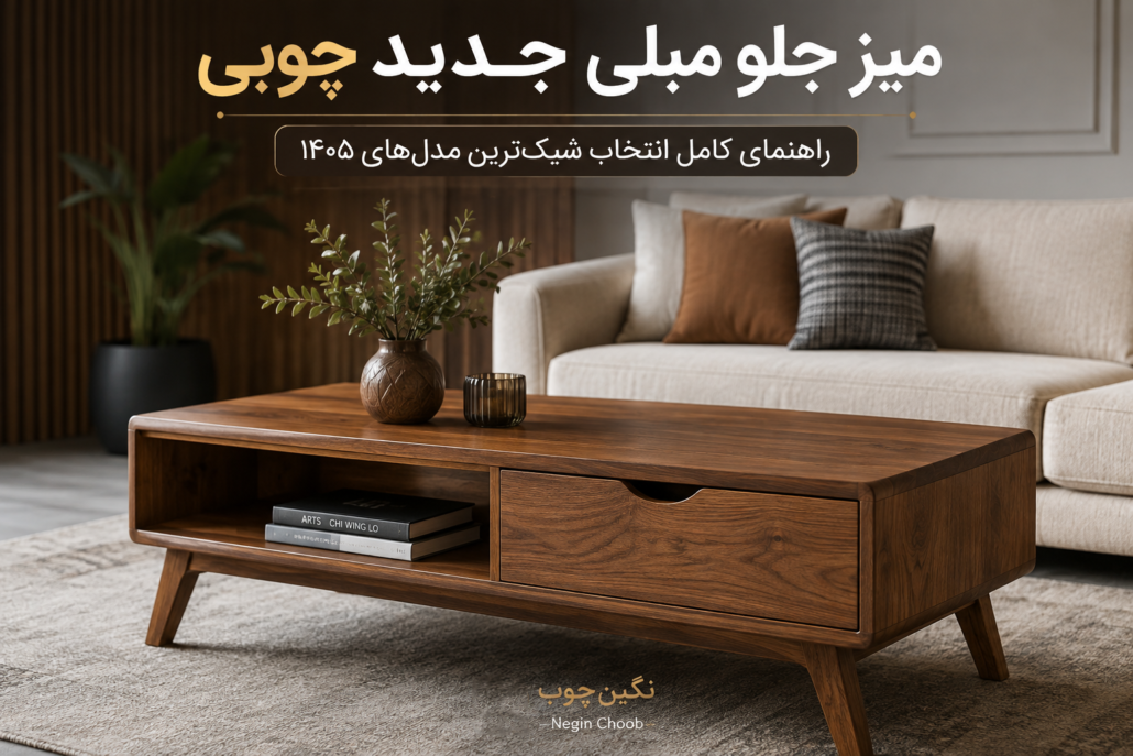 میز جلو مبلی جدید چوبی | جدیدترین مدل‌ها + راهنمای خرید ۱۴۰۵