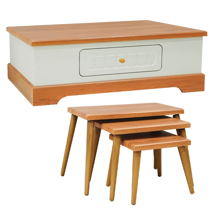 CT2167 جلومبلی و عسلی مدل CT2167 بدنه MDF وکیوم